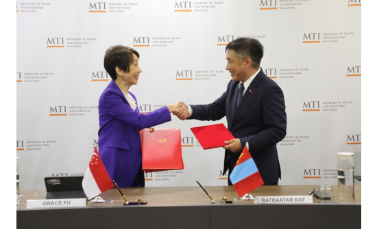 Монгол Улсын Засгийн газар болон Бүгд Найрамдах Сингапур Улсын Засгийн газар хоорондын 5 дахь хэлэлцээр байгуулагдав.